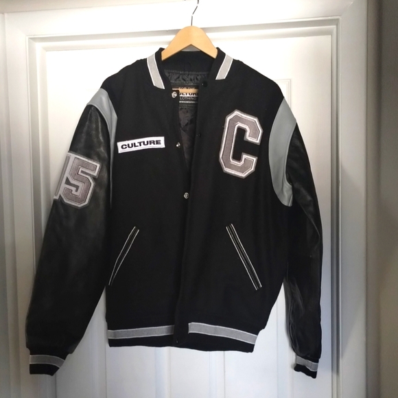 COPY - Culture Varsity Logo Jacket- Large - Picture 1 of 10